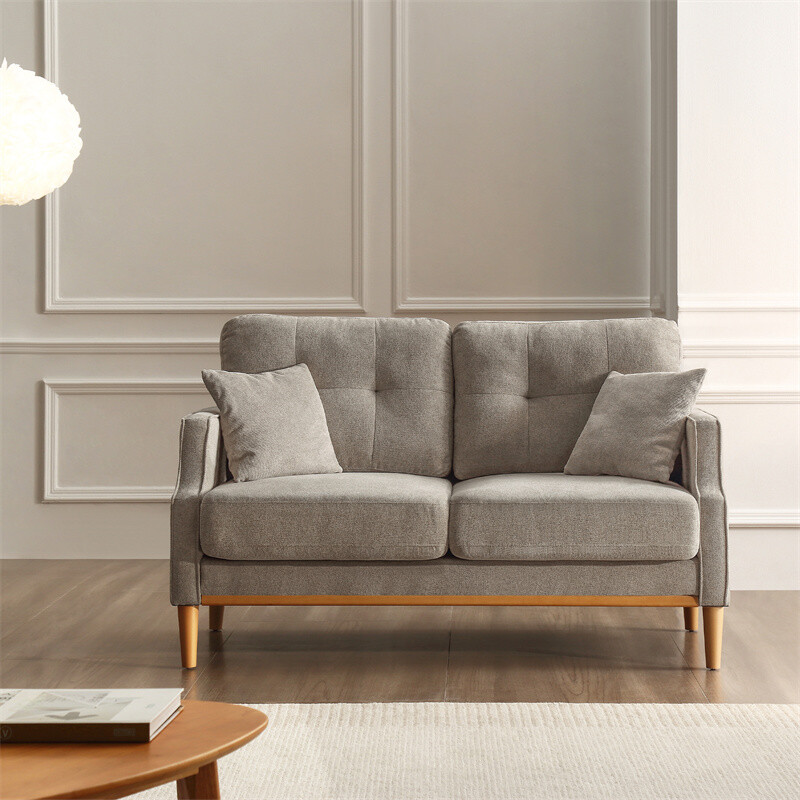 Living Space Sofa 2 Seater Loveseat With Waterproof Fabric & USB Charge
