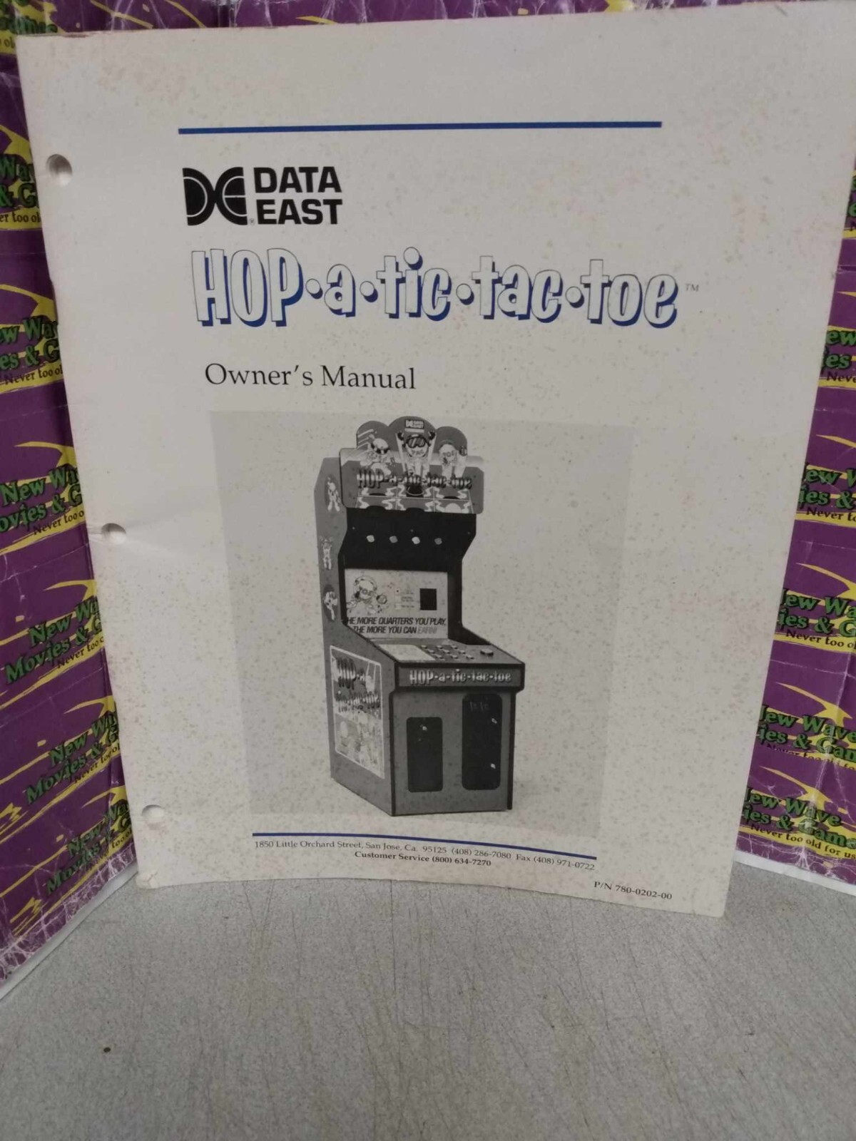 Hop A Tic Tac Toe Redemption Game Manual & schematics wiring diagrams