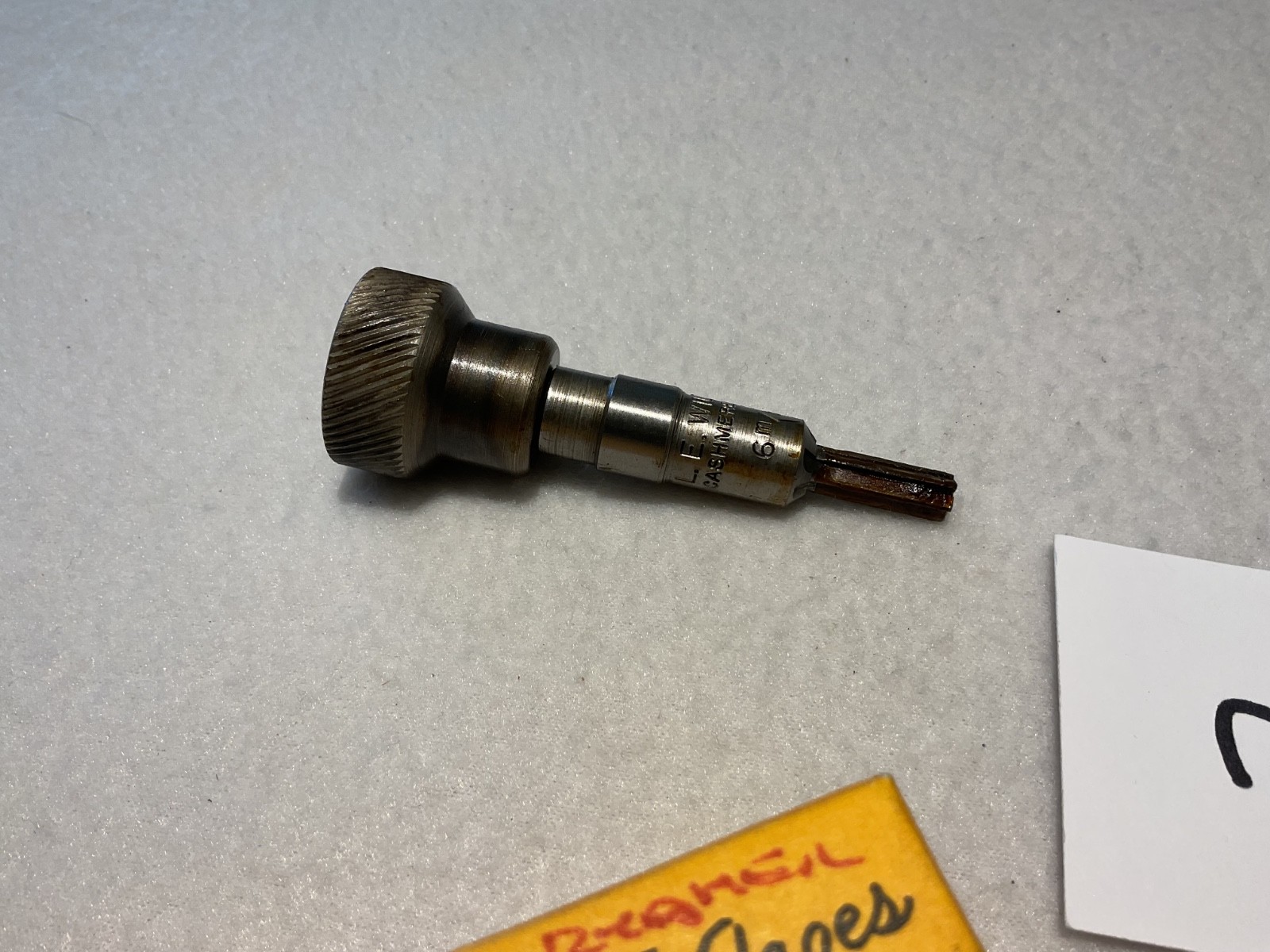 L E Wilson Inside Neck Reamer 6 MM # 2