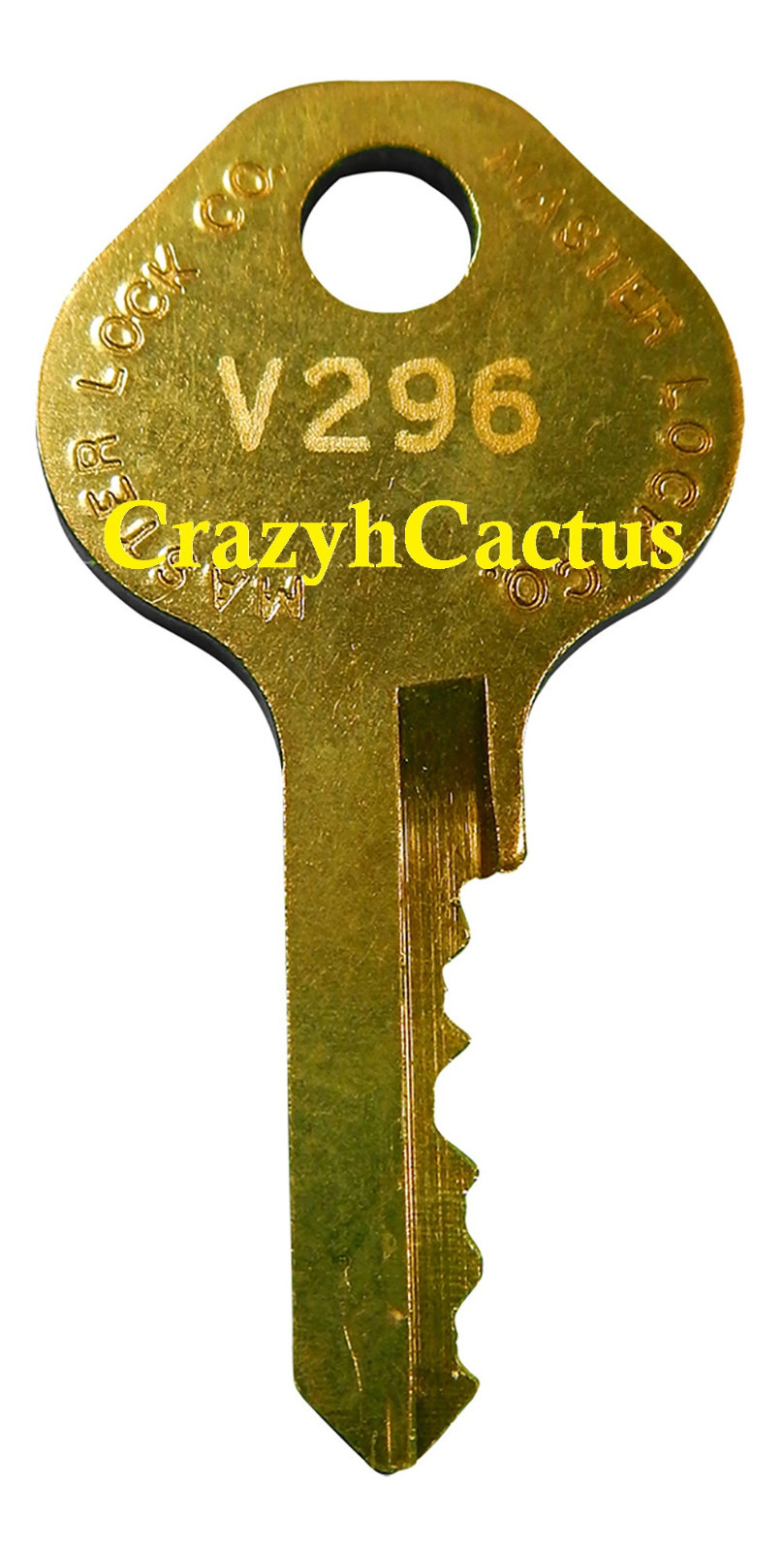 Master Lock Padlock 1525 1585 2010 2076 Control Key OEM Original Master Key V296