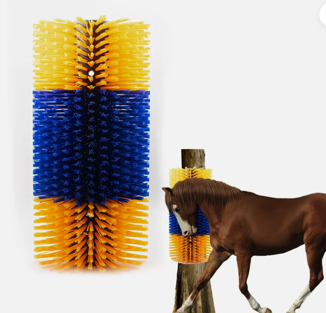 4PCS Livestock Scratch Brush Kit Horse Bovine Massage Grooming Brush Anti-Itch N