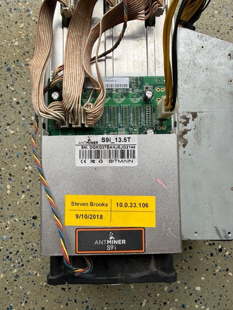 Bitmain Antminer S9i  13.5 T Miner BTC