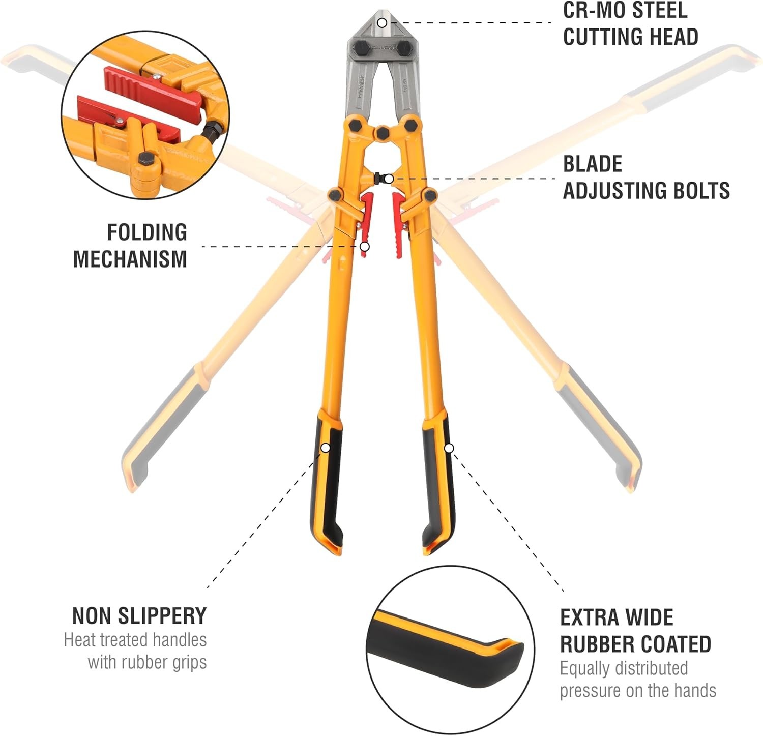 Power Grip Bolt Cutter, , 24 Inches