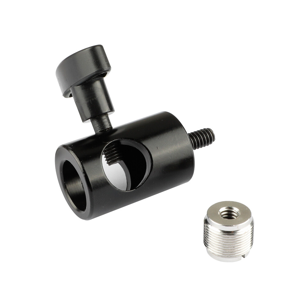 2Pcs CAMVATE Microphone Mount Bracket with 5/8" Male Thread & Light Stand Base