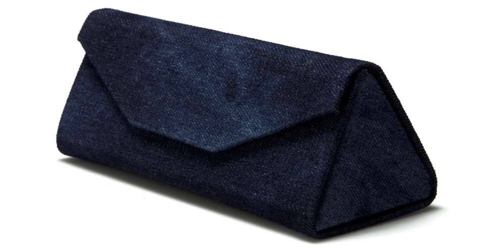 Foldable Blue Denim Sunglasses Case (CW901), *NEW* *FREE Shipping*
