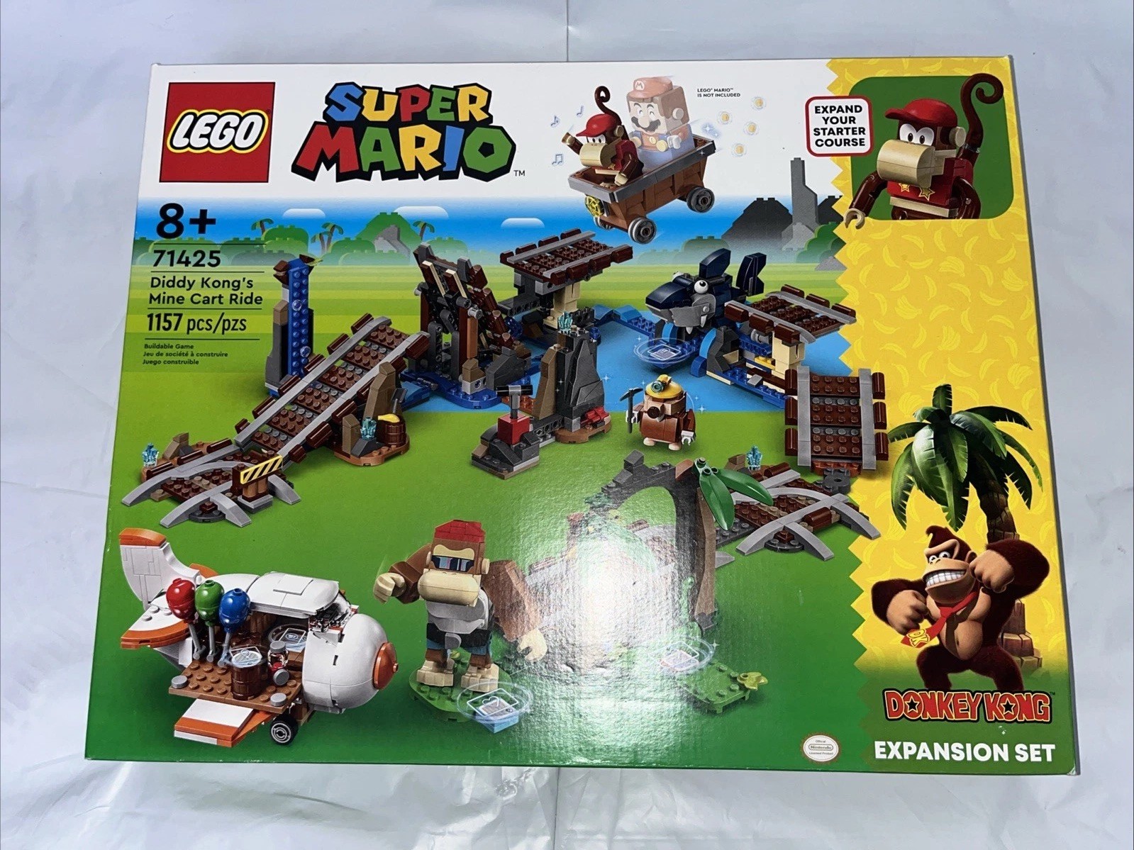 LEGO Super Mario Diddy Kong's Mine Cart Ride Expansion Set 71425