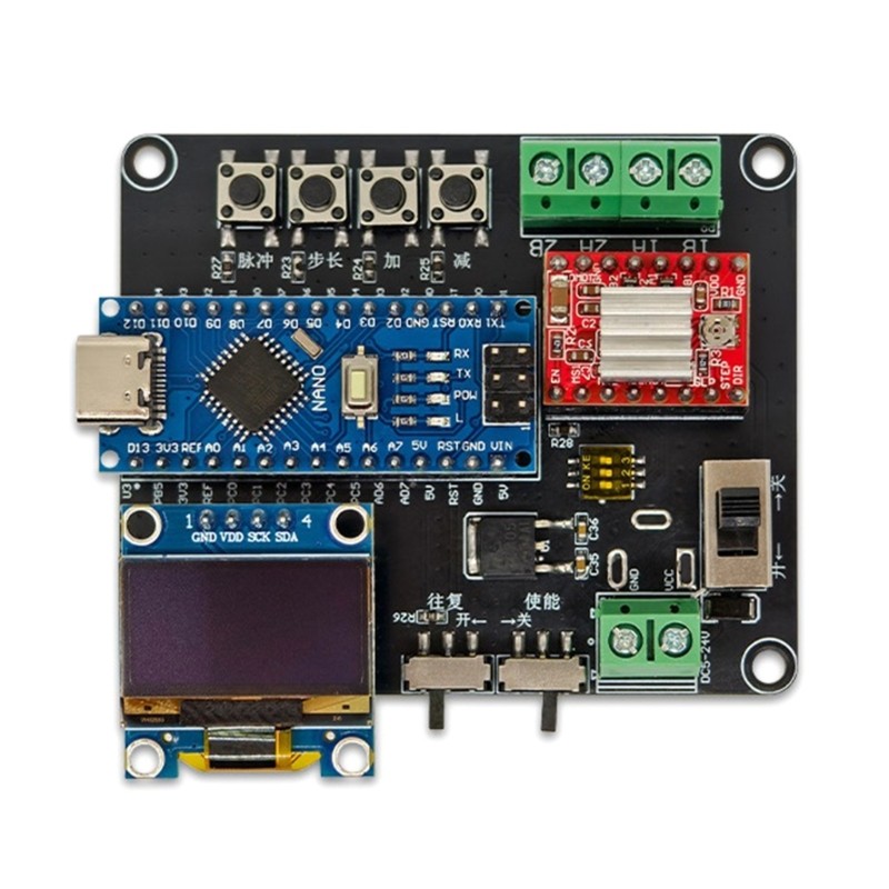 Precise Engineered Stepper Motor Driver Board for Automation Engineers Students,