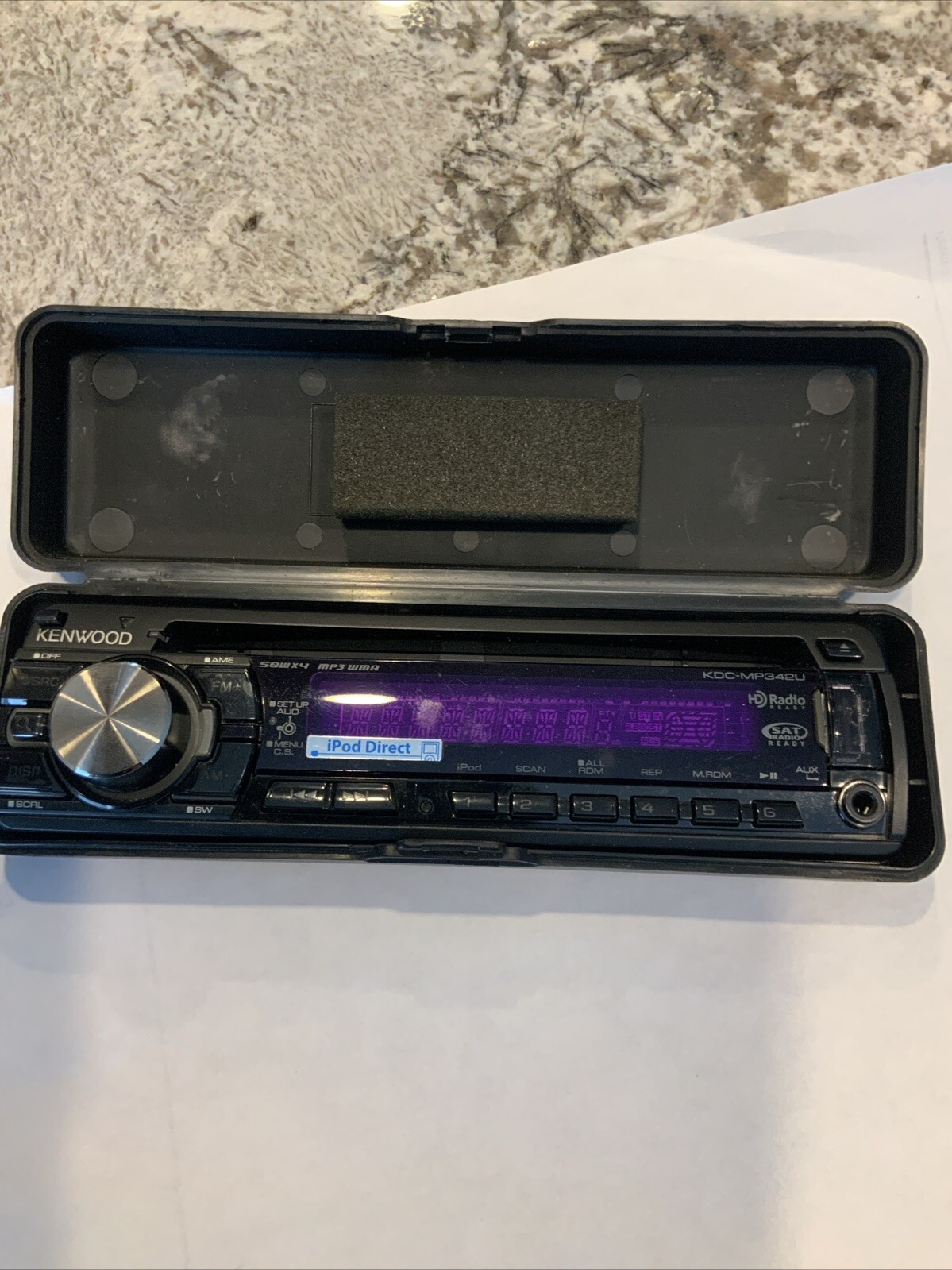kenwood faceplate kdc-mp342u Face - UNTESTED
