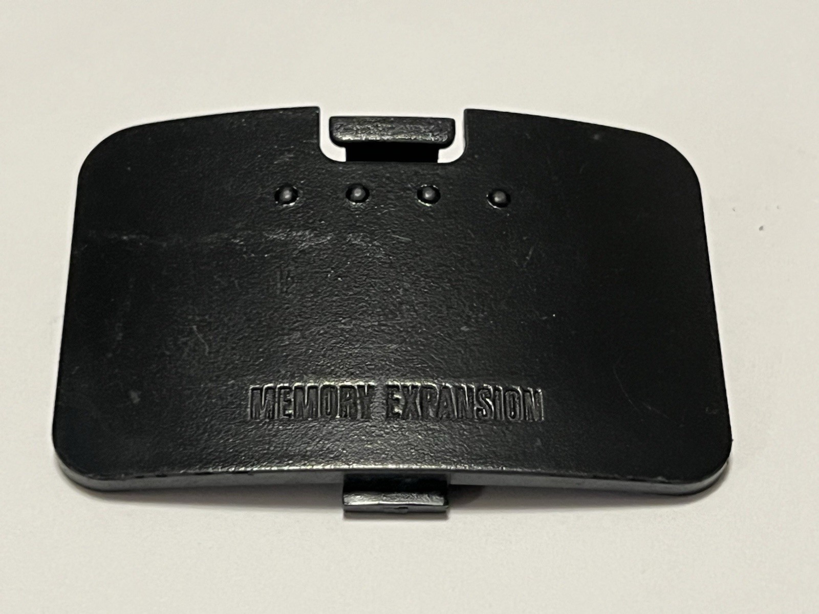 Nintendo 64 N64 Jumper Expansion Pak Cover Door Black Used Good Condition