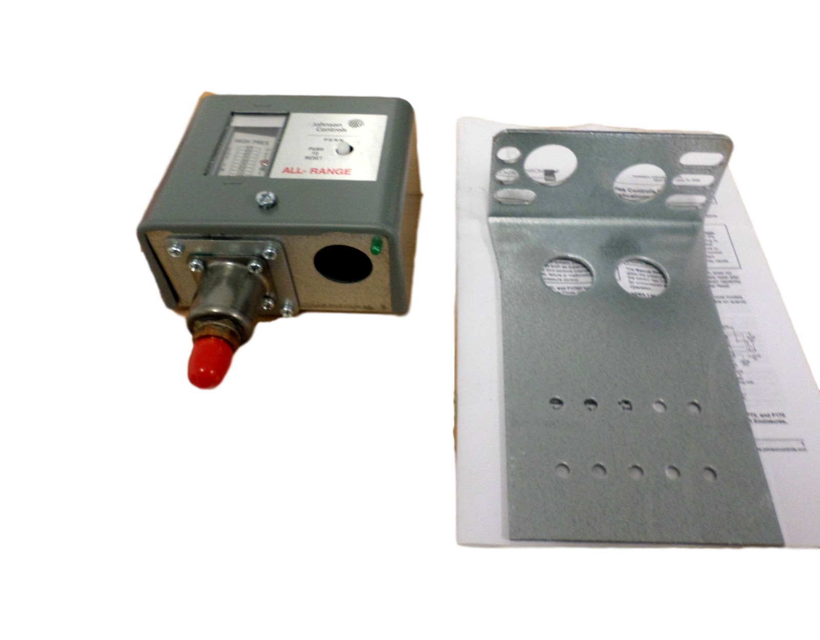 Johnson Controls P170DA-1C 1/4" Male Flared High Pressure Cutout Control 50/500