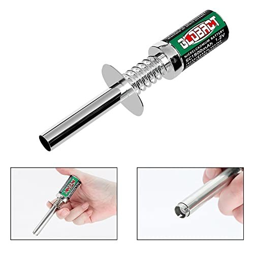 Nitro RC Car Starter Kit - Glow Plug Igniter, Charger, Fuel Bottle for 1/8 1/10