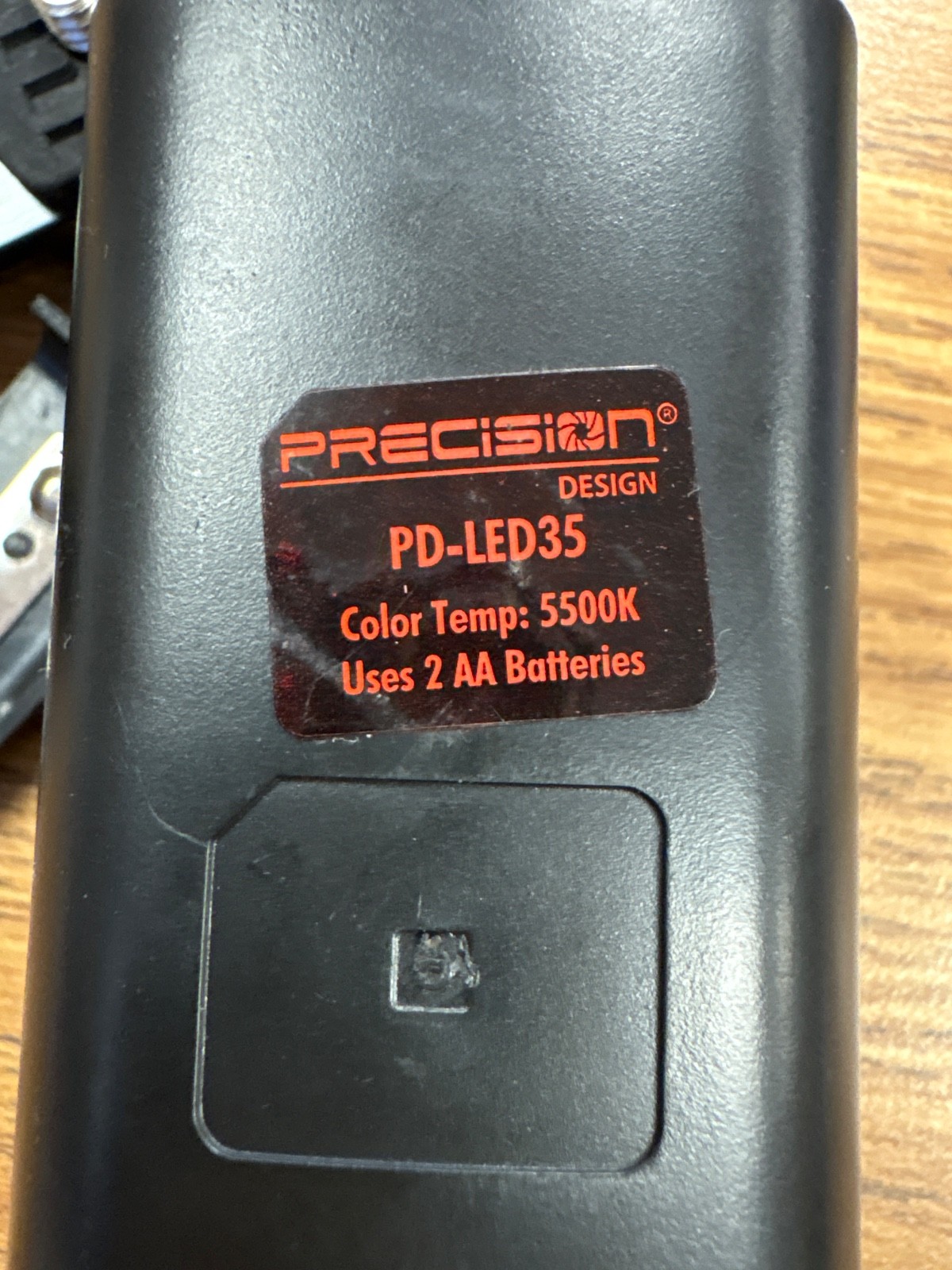Precision Design Digital Camera Camcorder LED Video Light W/Bracket NIB PD-LED35