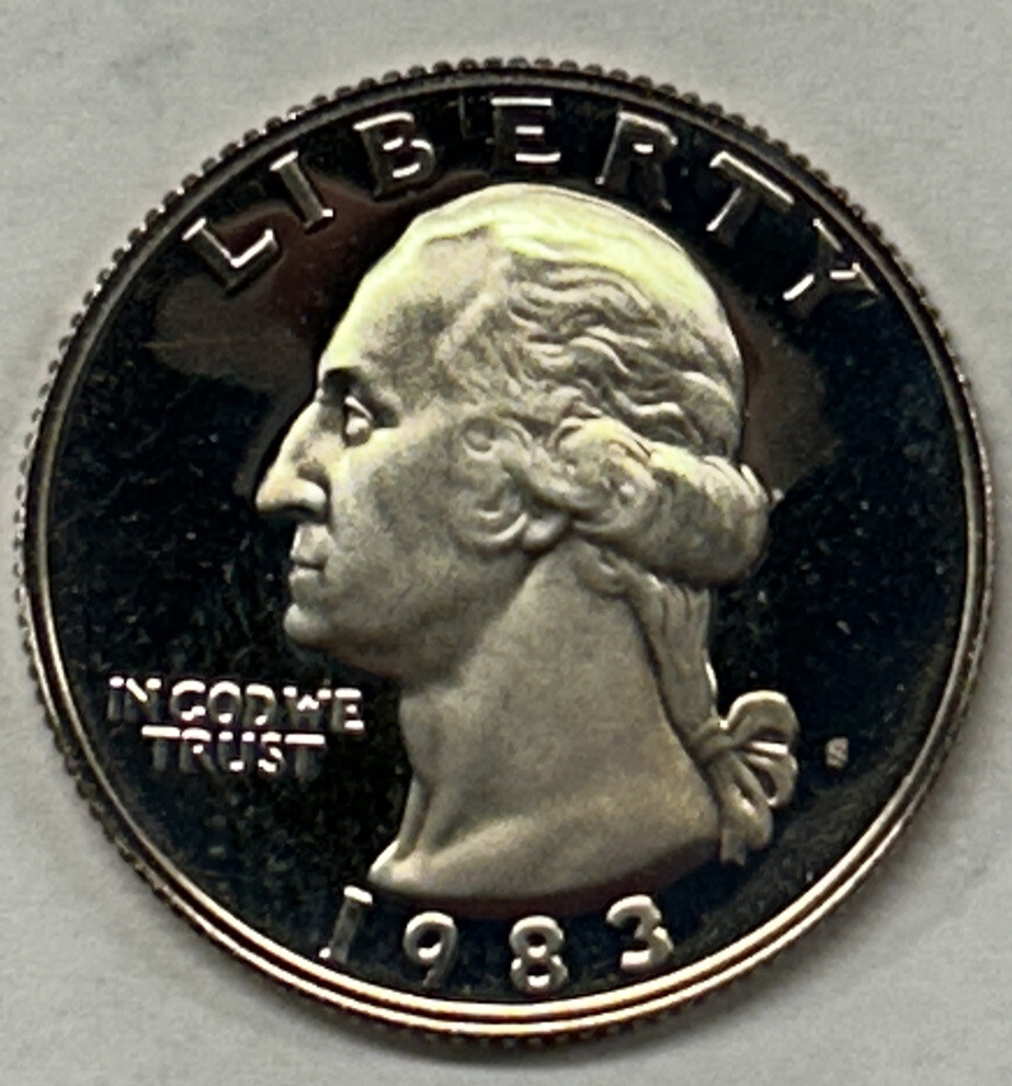 1983 S Proof Washington Quarter From Proof Set With Free Shipping