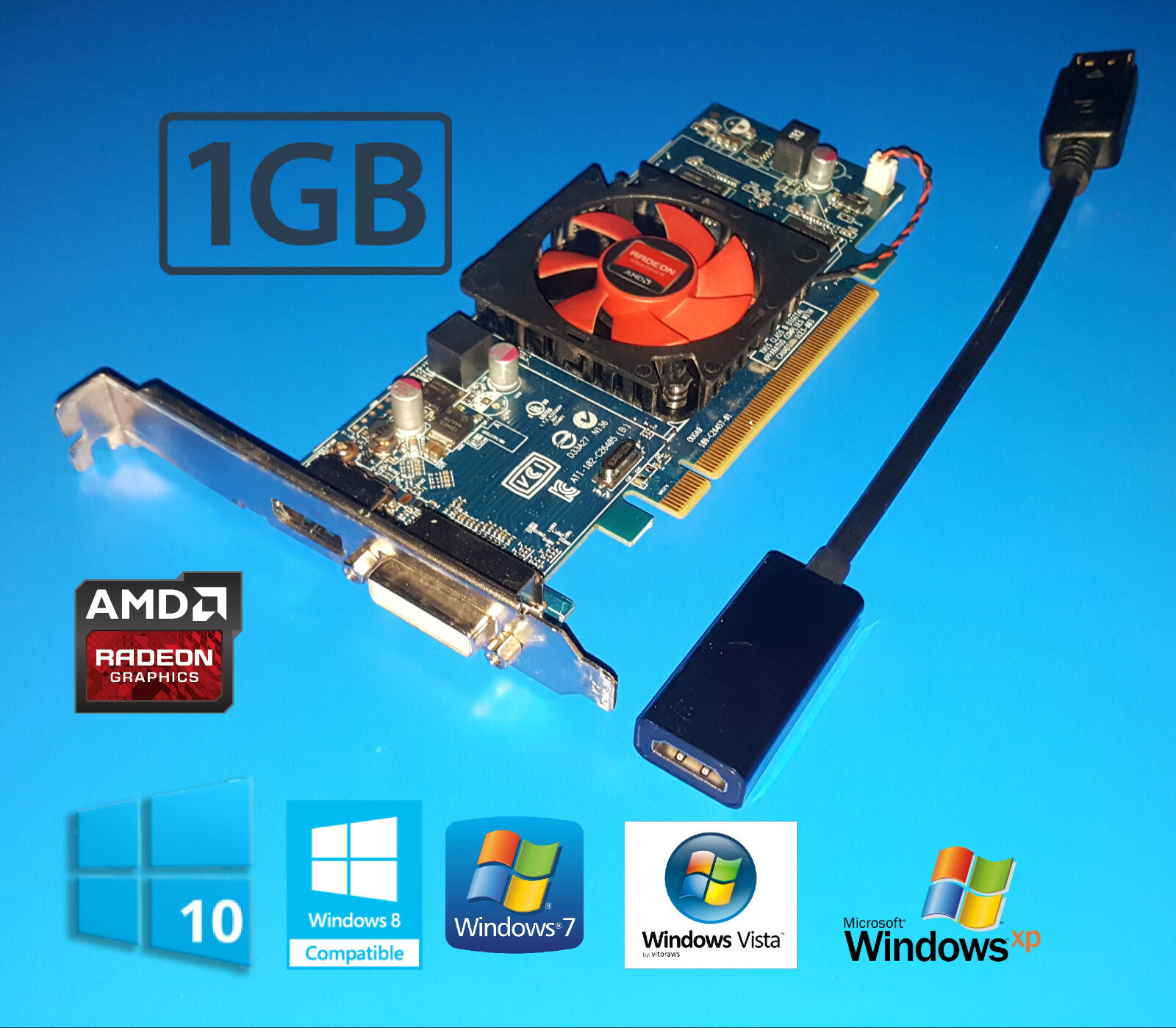 HP Pavilion Media Center m7567c m7560y m7490n m7480n m7467c 1GB Video Card