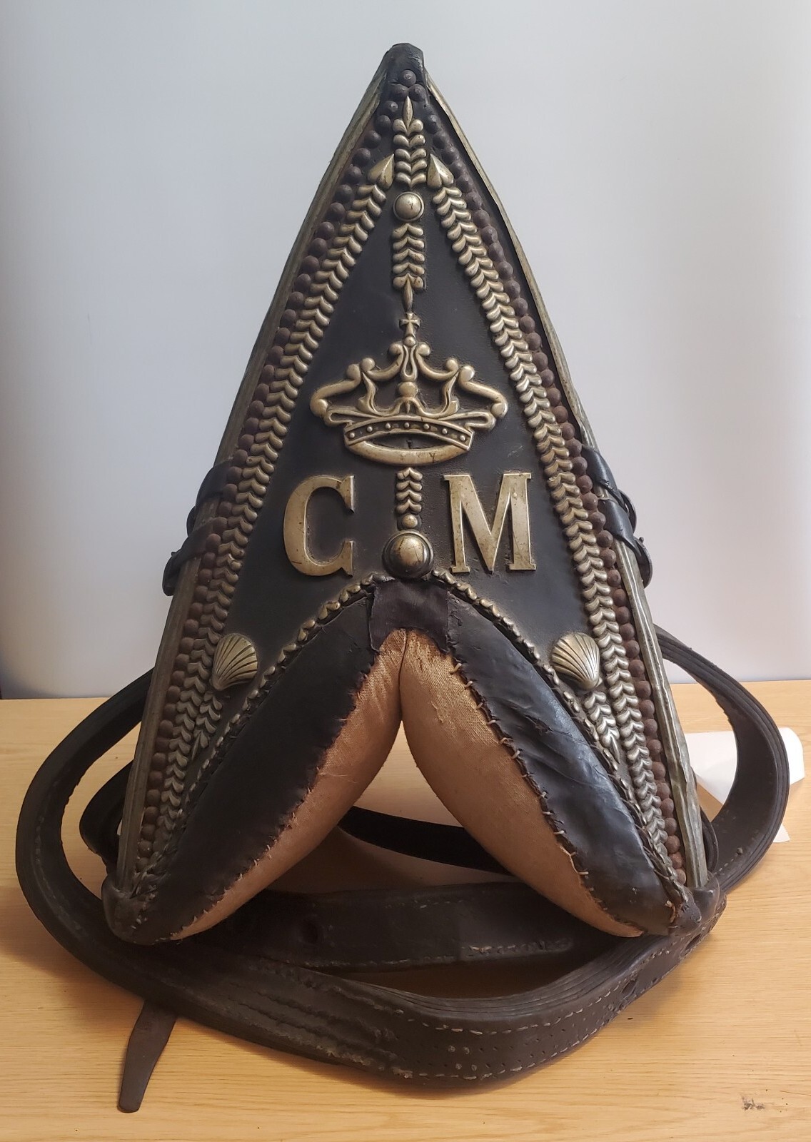 European Leather Horse Scotch Top CM Crown MT L500 Equestrian Adornment Tack