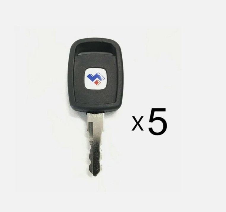 5pc key Constriction Equipment Key Set Sunward D001 Replacement Key -