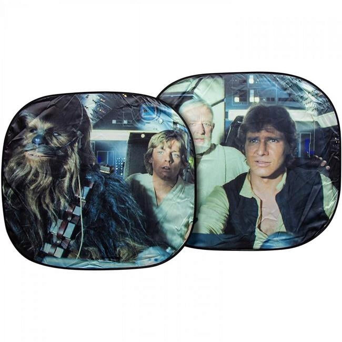 Star Wars Universal Fit Reversable Auto Springshade Millennium Falcon 2 piece