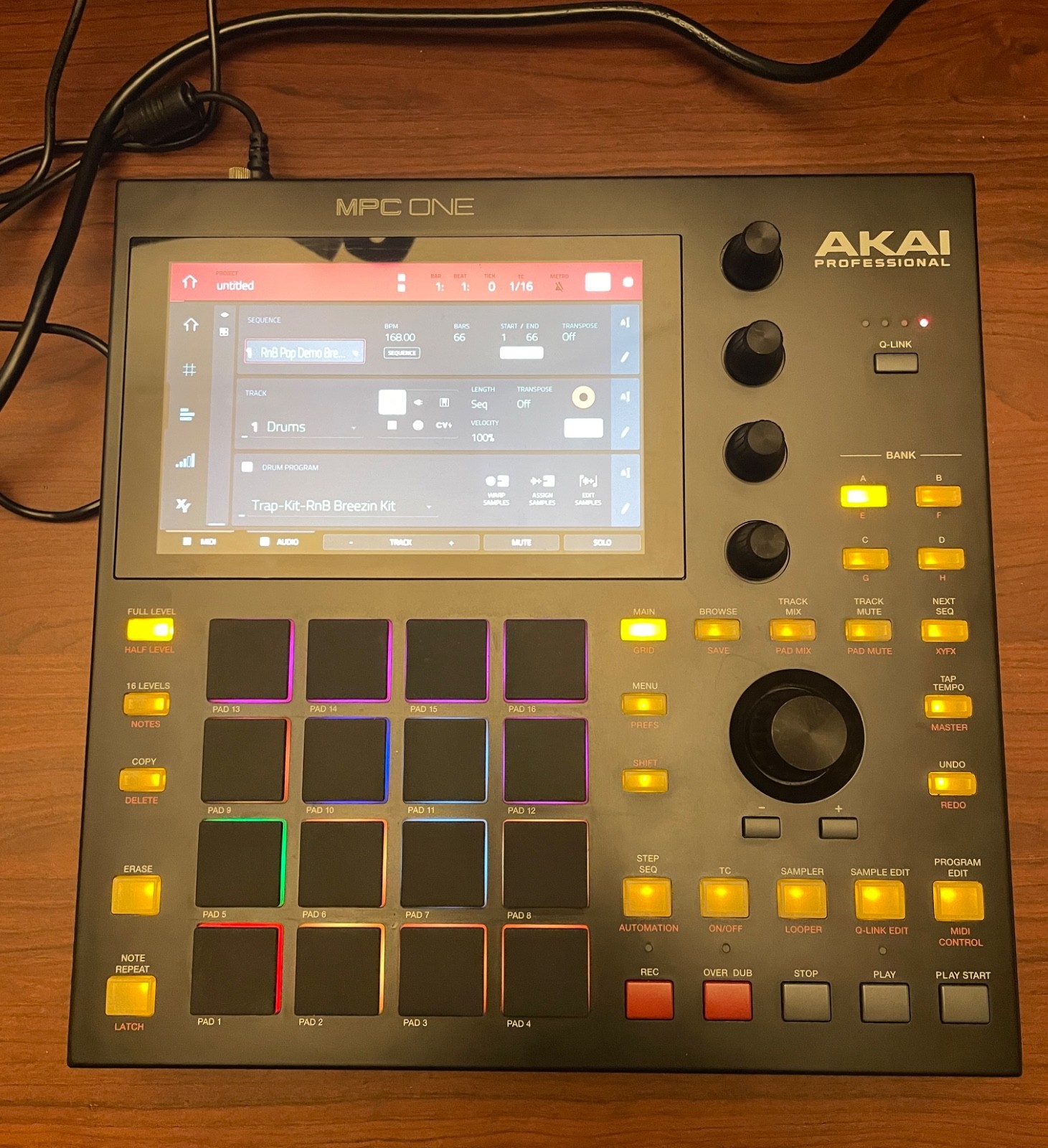 Akai MPC ONE Standalone Music Production Center USED, fully functioning