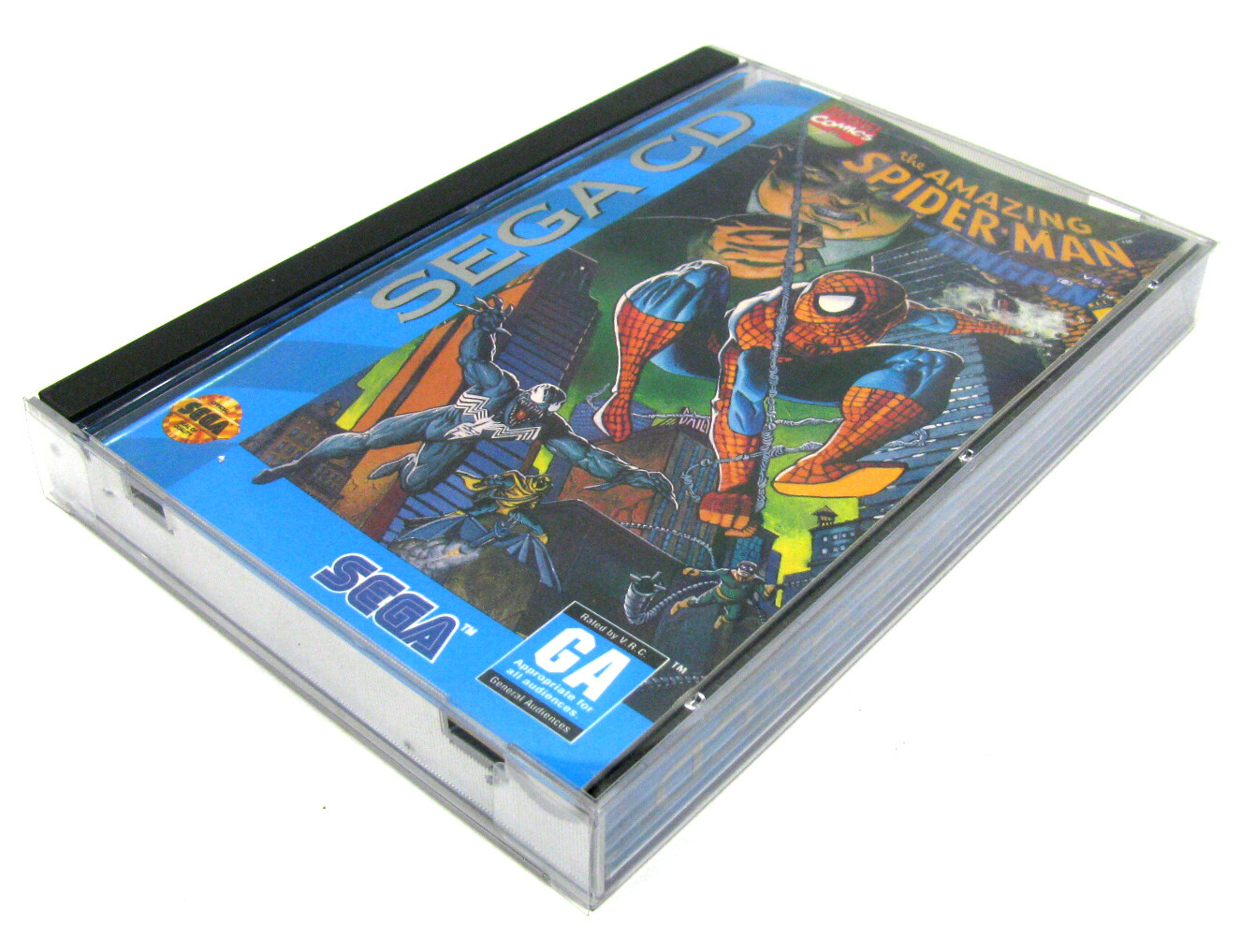 50x SEGA CD CIB GAME CLEAR PROTECTIVE BOX PROTECTOR SLEEVE CASE