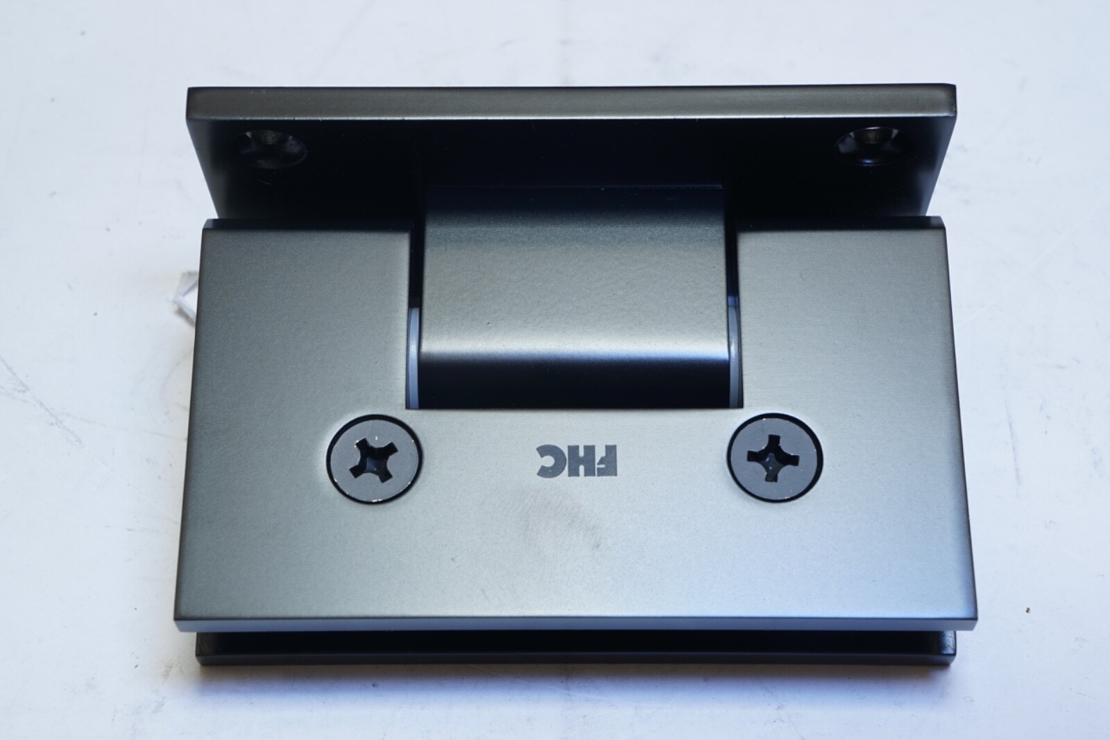 NO HARDWARE! FHC Venice Series Wall Mount Hinge - Full Back Plate - Matte Black