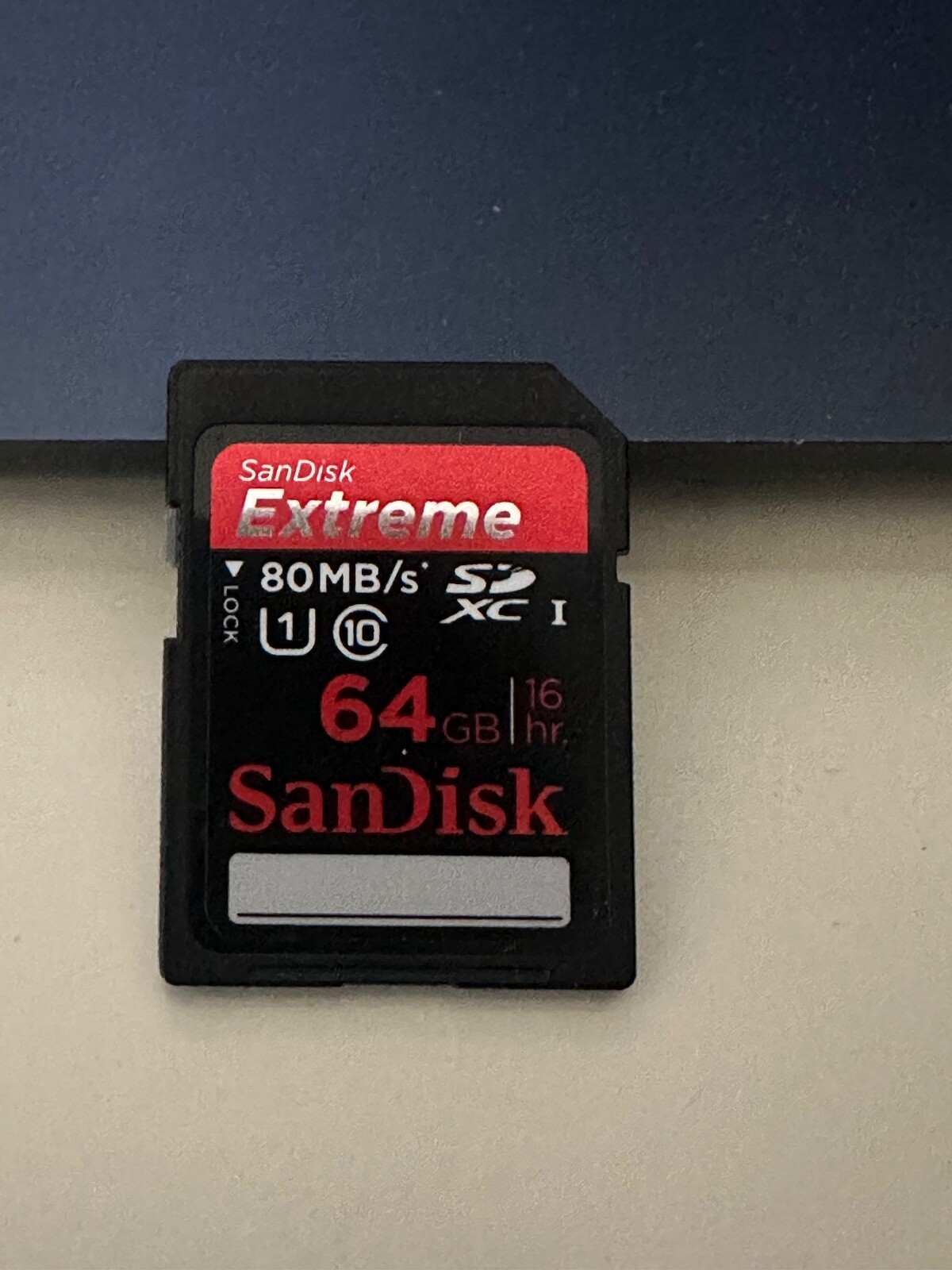 SanDisk Extreme 64GB 80MB/s Class 10 Memory Card