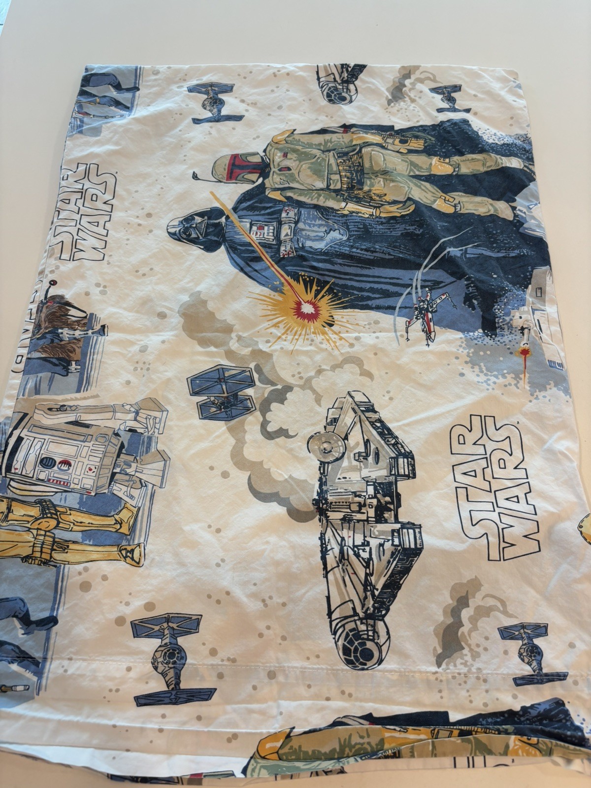 Pottery Barn Kids Star Wars 2 Empire Strikes Back Pillowcases Std