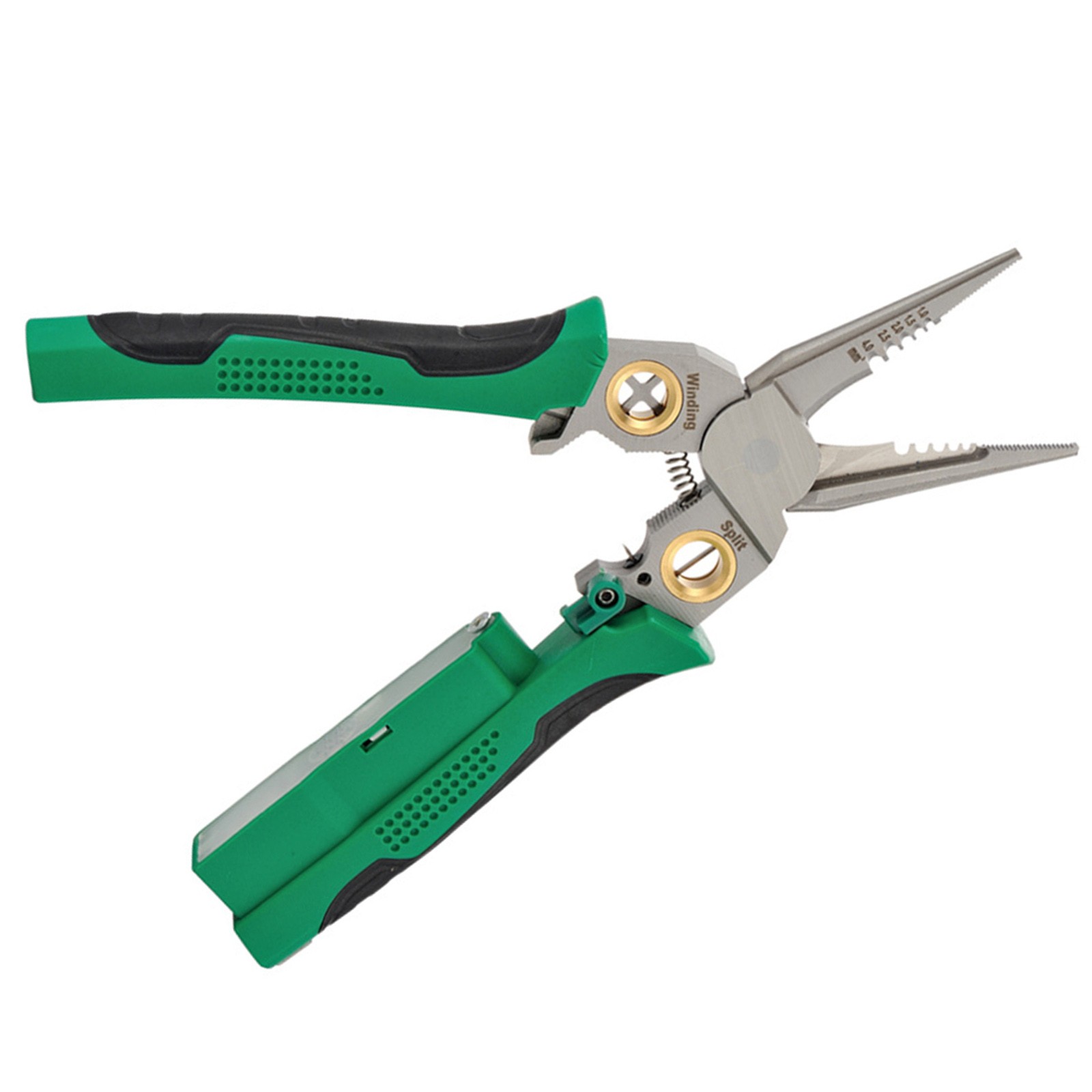 8-in-1 Professional Wire Stripper Tool /w Voltage Tester for Electrical Projects