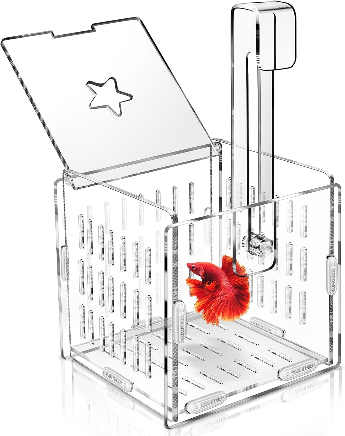 Breeder Box for Fish Tank, Fish Breeder Box for Aquarium, Acrylic Fish Isolation