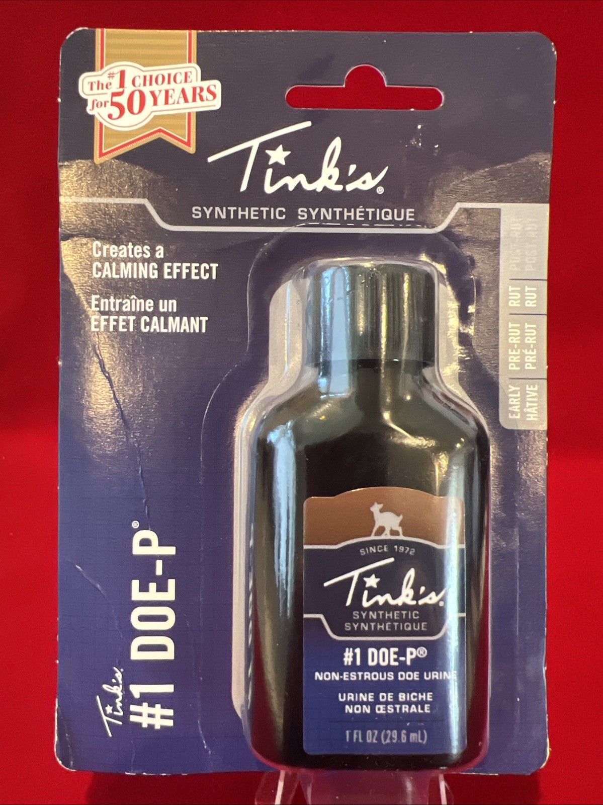 NEW Tink’s #1 Doe-P Synthetic Non-Estrous Doe Urine 1 oz.