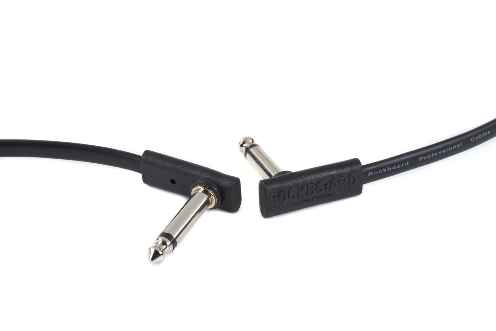 RockBoard Flat Patch Cable 20cm / 7.87" Black