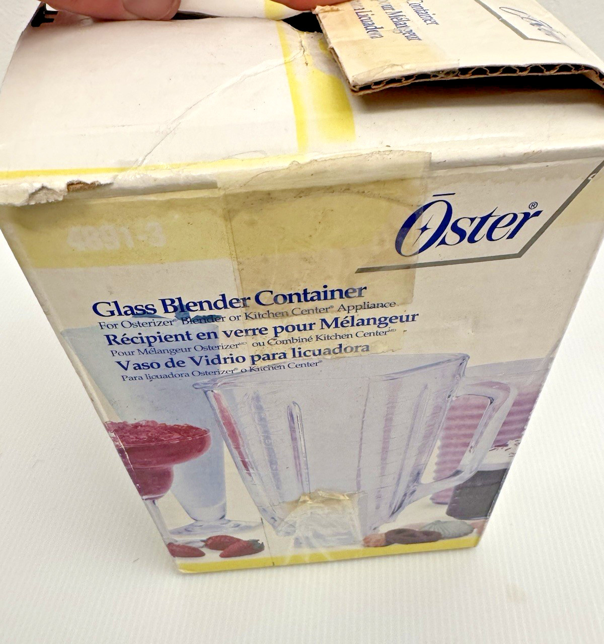 Oster 4891-3 glass blender container replacement NIB