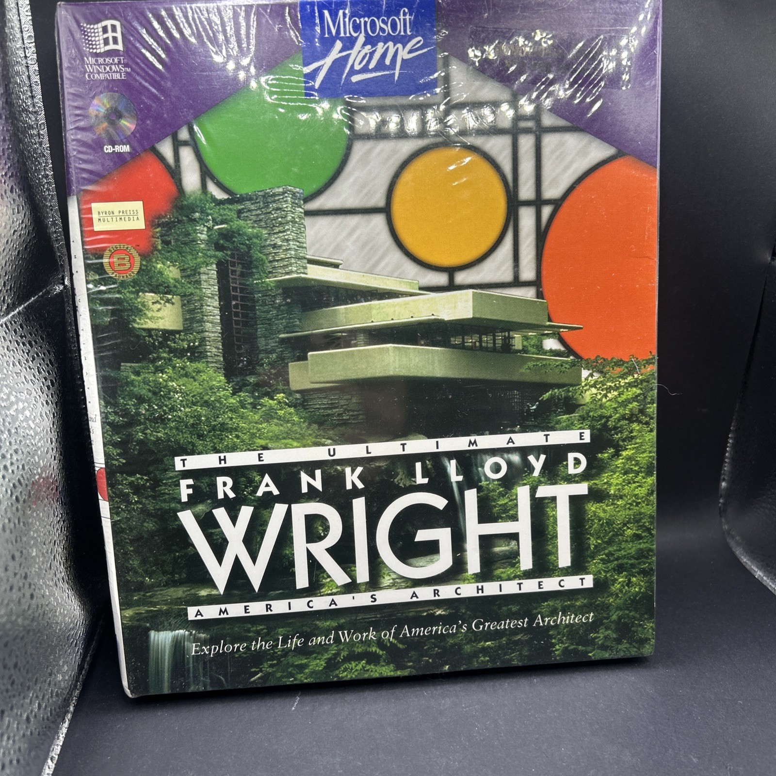 NEW RARE The Ultimate Frank Lloyd Wright MacOS CD-ROM Microsoft Home 1995 SEALED