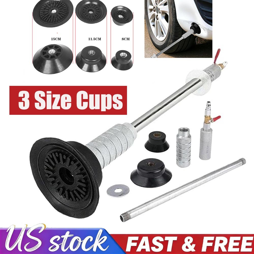 Upgraded Car Dent Air Pneumatic Dent Puller Car Auto Body Repair 3PCS Suction
