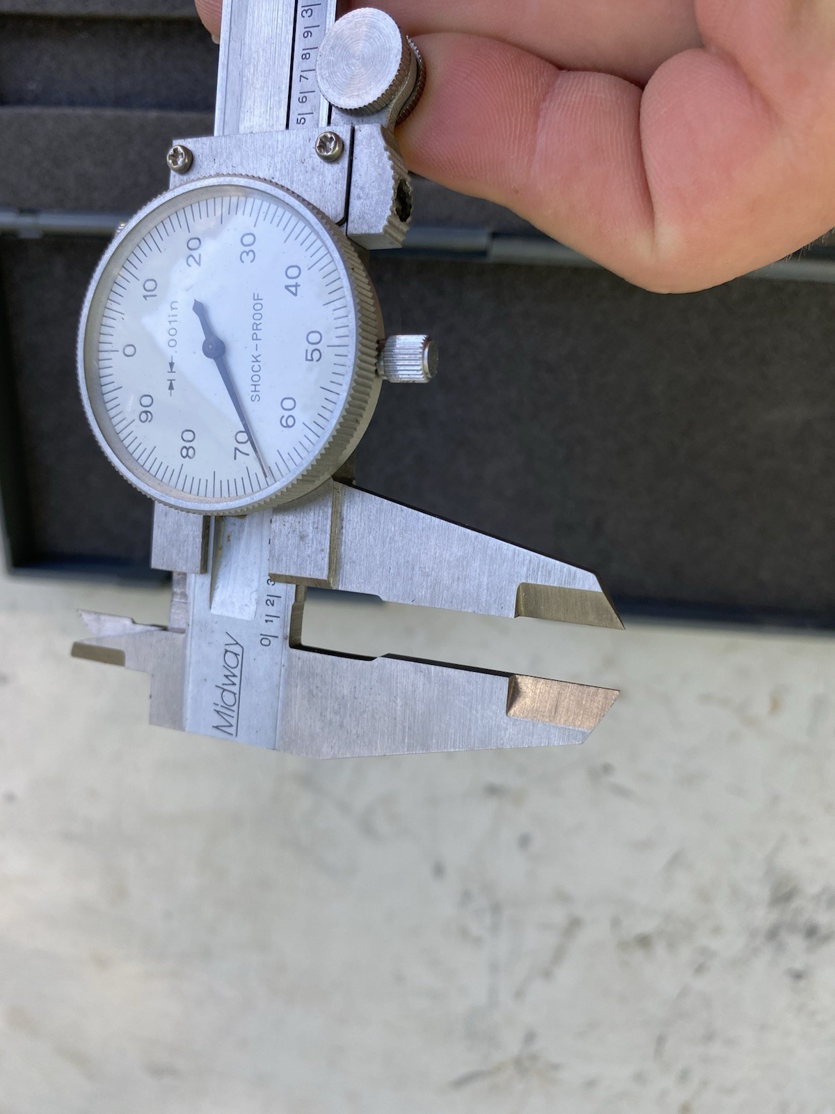 Midway Machinist SS 6” Dial Caliper .001”