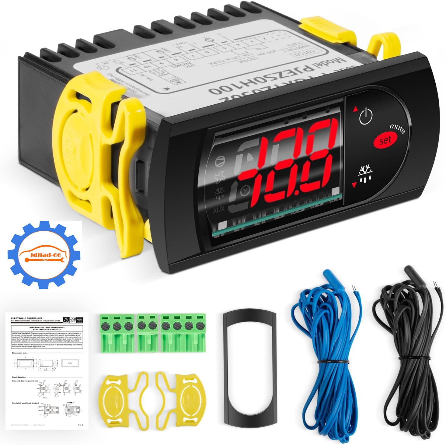 PJEZS0H100 Temperature Controller Fit for Carel and All Refrigerator Types