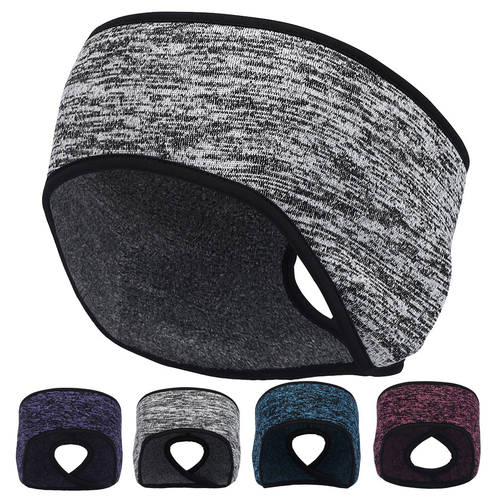 Fleece Hair Band Warmer Ear Warm Cold Weather Headband for Yoga Running Sports