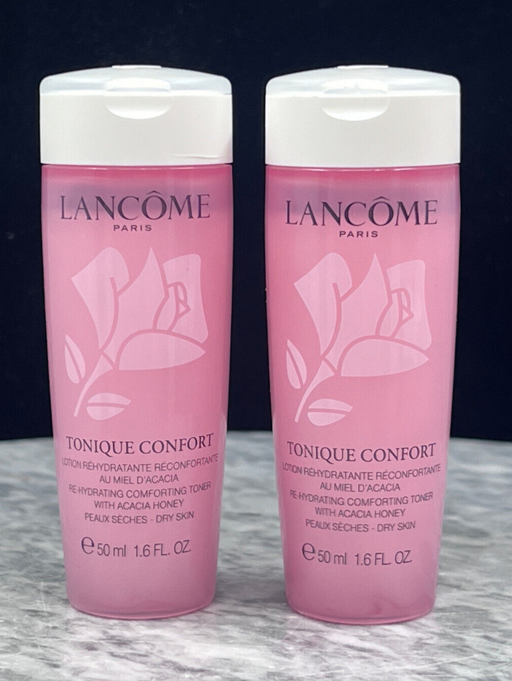 LANCOME Tonique Confort Re-Hydrating Toner w/ Acacia Honey 1.6oz (LOT OF 2)