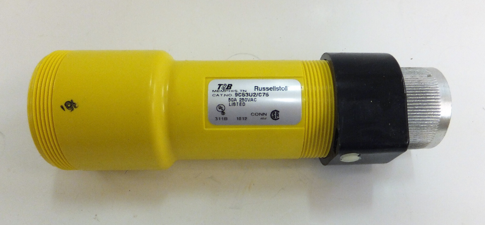 THOMAS & BETTS 9C53U2/C75 50A 250VAC NEW