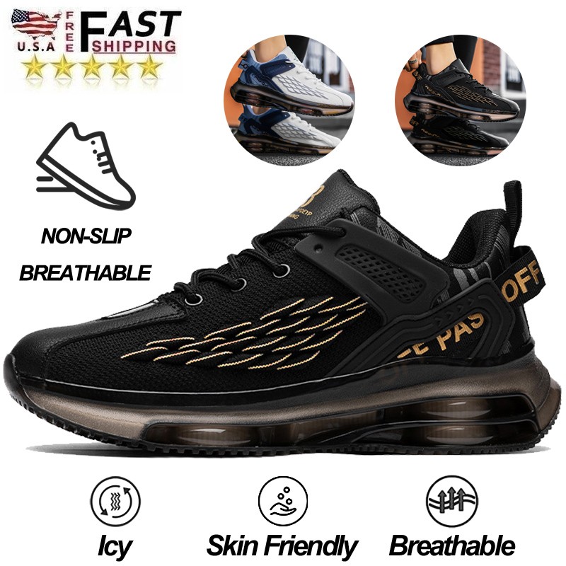 New Mens Breathable Non-slip Soft Sport Shoes Casual Athletic Running Hiking Gym