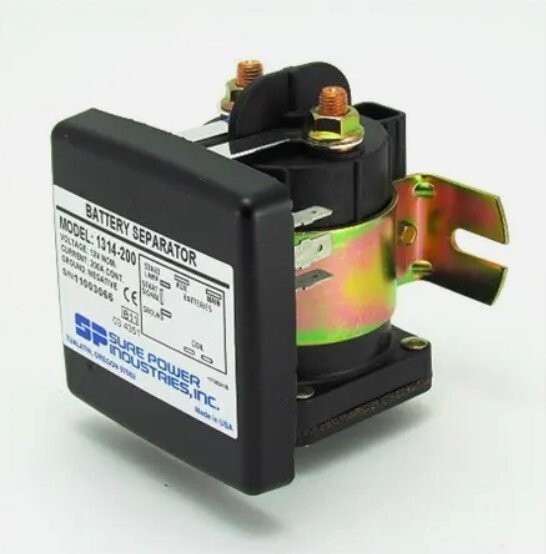 Professional Grade Sure Power 1314-200 Battery Separator 12V w/ AUX Start 200A