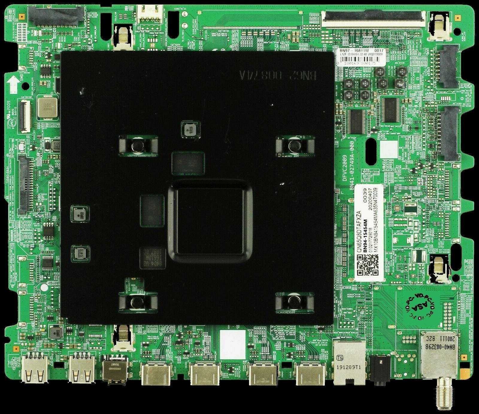 BN94-15454M SAMSUNG QN65Q8DTAFXZA MAIN BOARD BN94-15454M