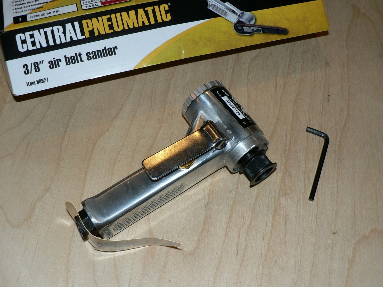 New FOR PARTS air belt sander Mini Pneumatic Belt Sander  3/8 Inch