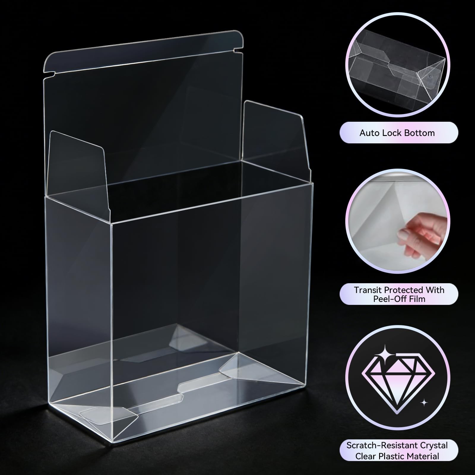 【99% UVBlocking】 PKMN ETB Protector Case, Elite Trainer Box Protector, ETB Bo...
