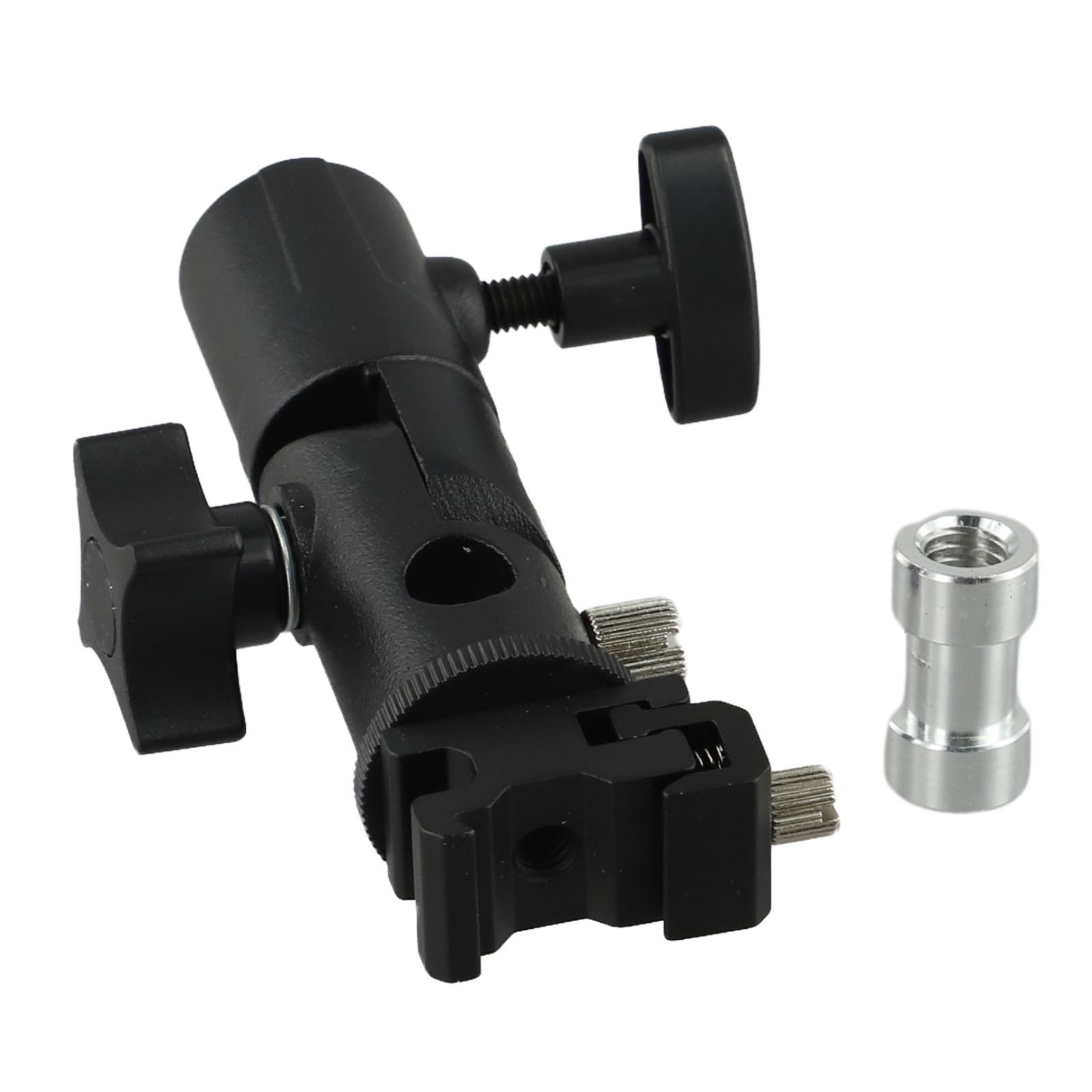 Metal Light Bracket with 1/4 Screw for For soft Reflective Umbrella Setup