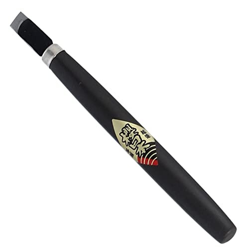 Yoitariki Sakura Japan Wood Carving Chisel Flat 12mm Alloy Steel Black Handle