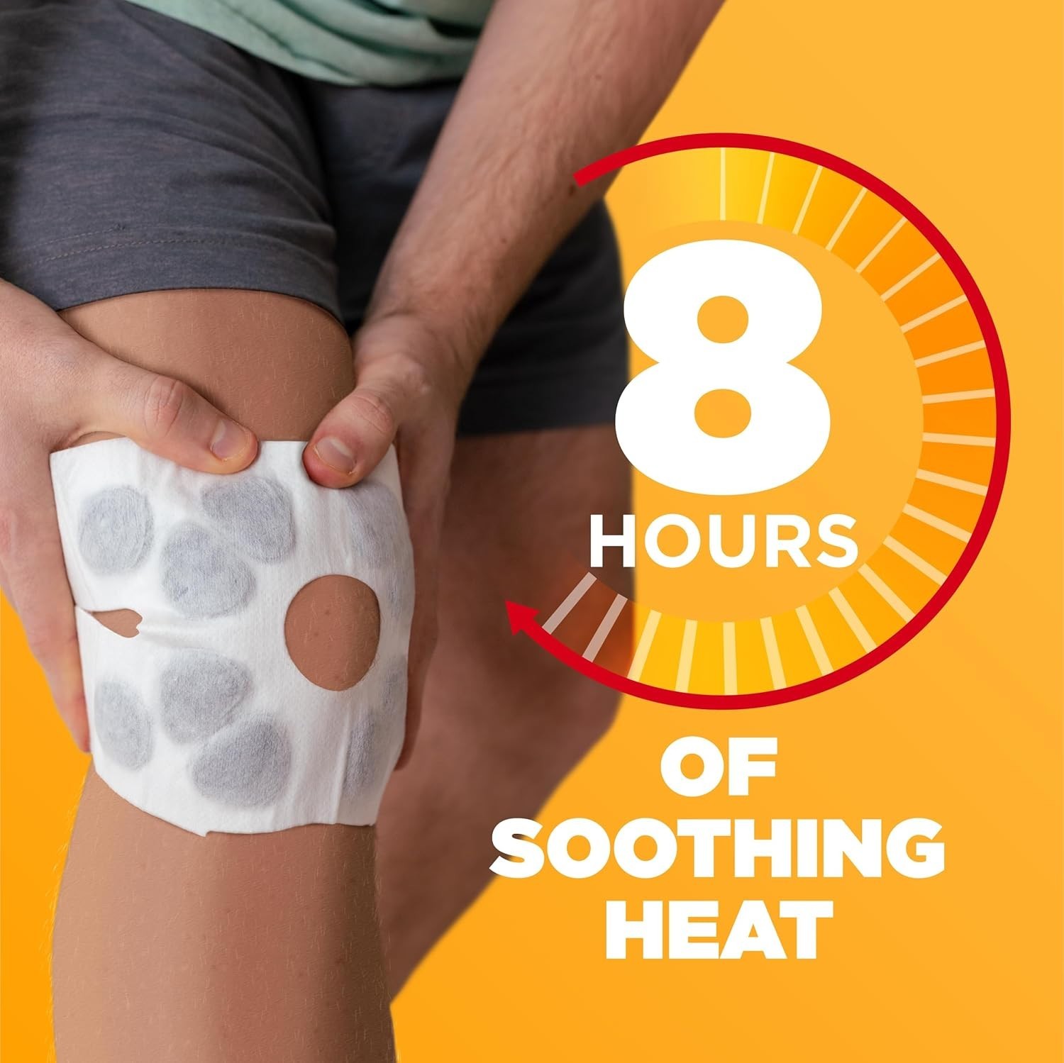 Therapeutic Knee HeatWraps - Flexible, Discreet Relief for Arthritis - 2 Pack