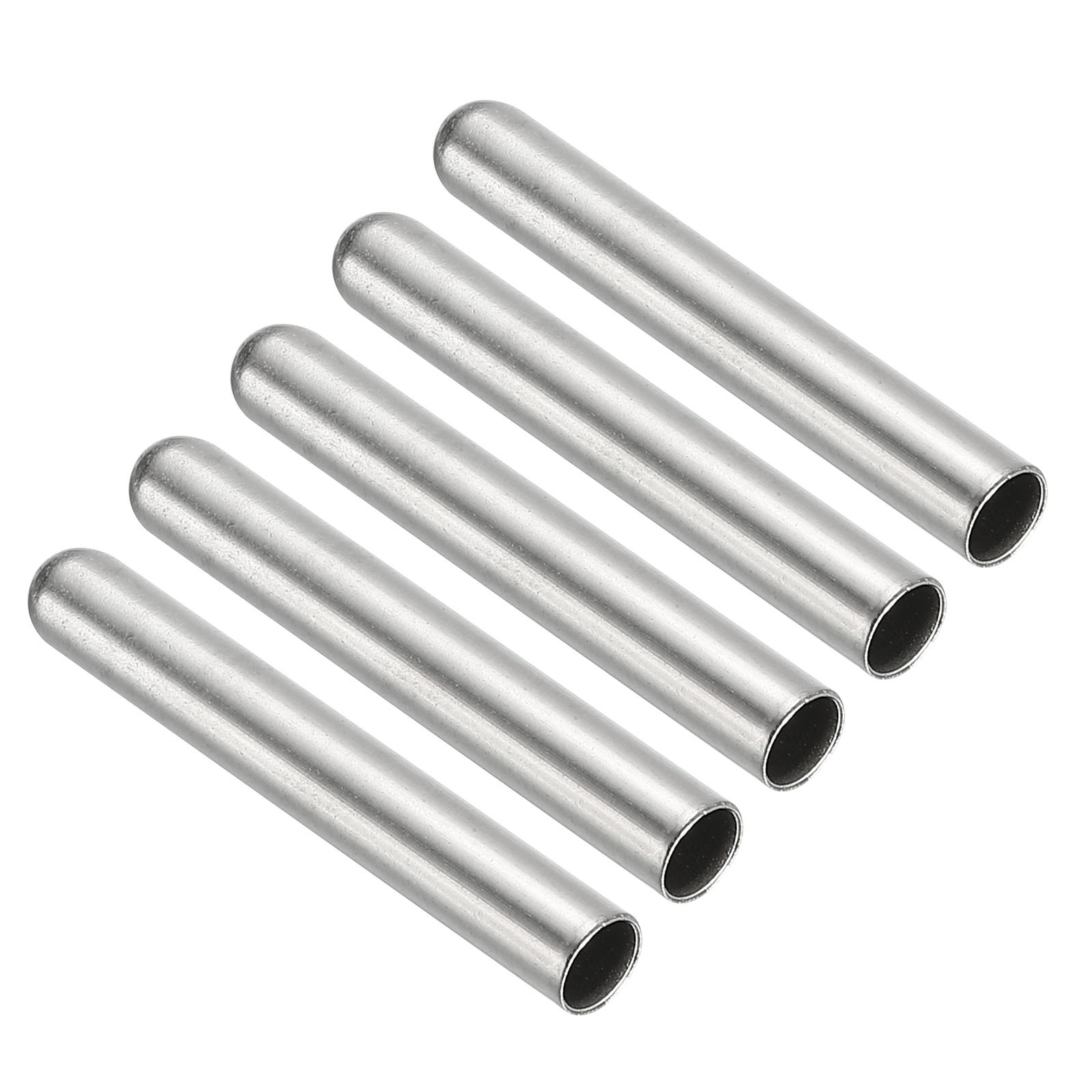 Thermowell Pipe Immersion Well 1/4" ID 9/32" OD 2" Stainless Steel 304 5pcs