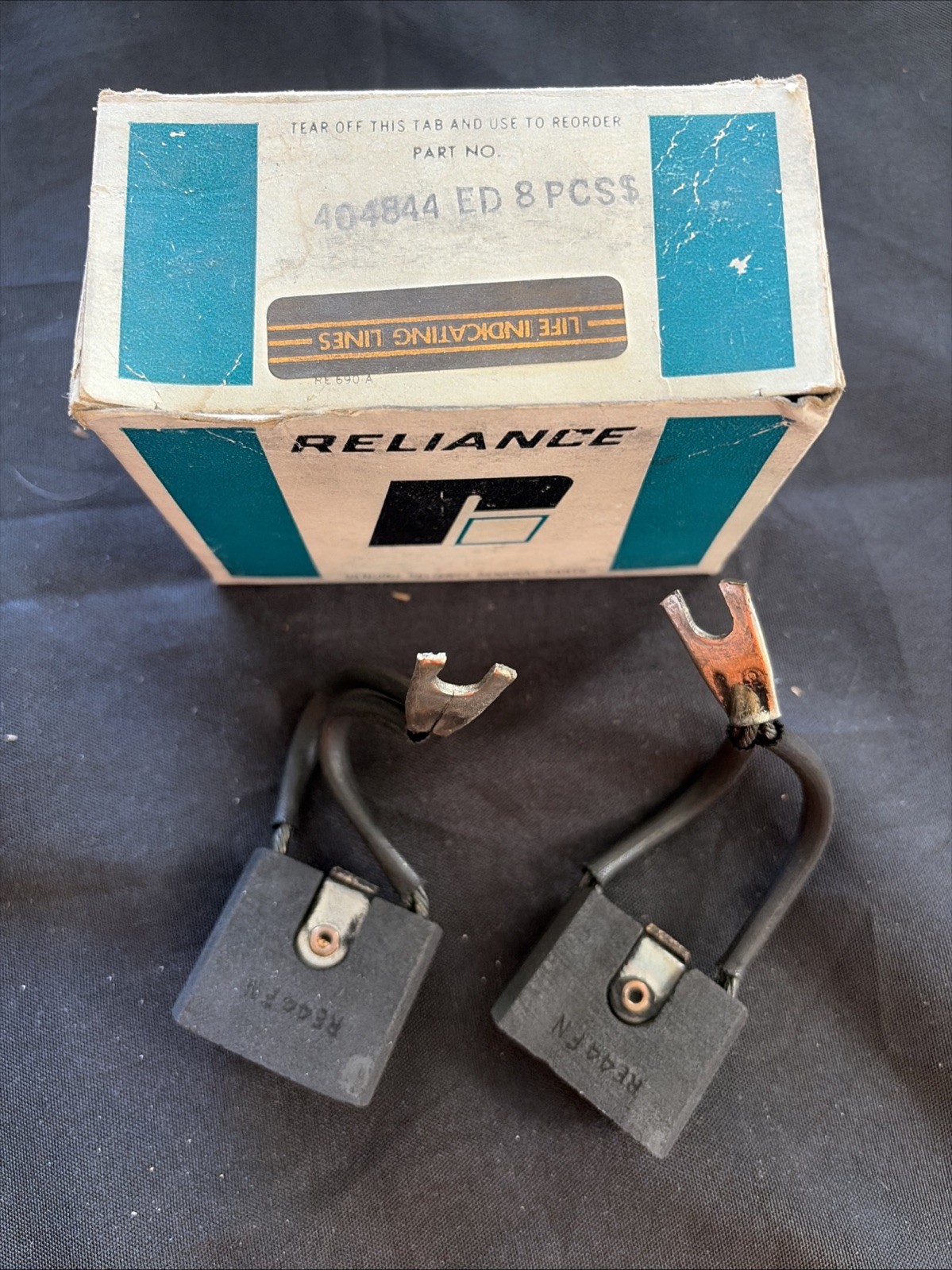 (Qty 2) Reliance Electric RE44FN Motor Brush 2- Pack