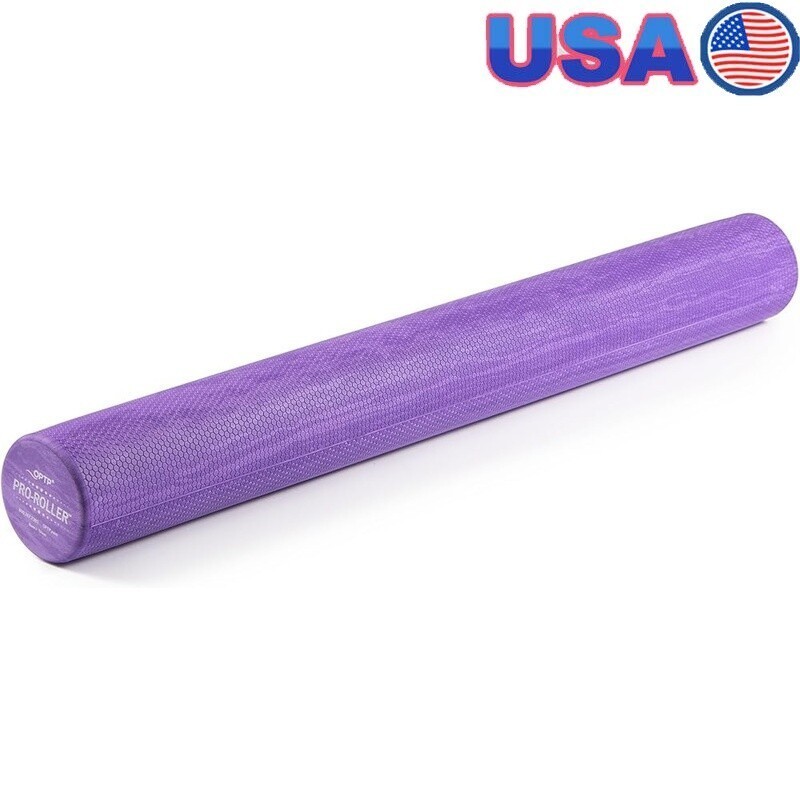 Medium Density Foam Roller Physical Therapy Pilates Yoga Recovery 36in x 4in New