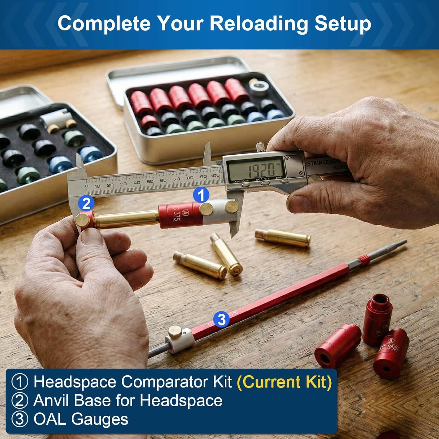 Bullet Comparator Set for Brass Longevity & Accuracy